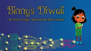 Binnys Diwali Read aloud  animated illustrations sound effects amp music [upl. by Atiral]