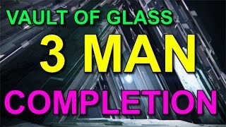 Destiny 3 Man Vault Of Glass Completion Hold The Cheese [upl. by Ase]