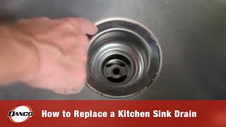 How to Replace a Kitchen Sink Drain [upl. by Anohr]