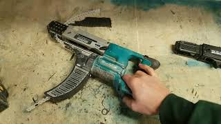 Repairing a Makita BFR540 collated drywall gun that keeps bending and not sinking screws [upl. by Haleak]