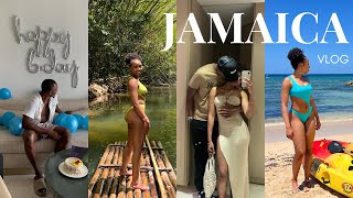 JAMAICA VLOG  Hyatt Zilara Rose Hall Room Tour Birthday Surprise Chukka Excursion [upl. by Lehcsreh813]