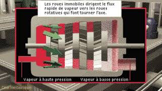 TURBINE A VAPEUR MECANISME COMMENT ÇA FONCTIONNE  EN FRANÇAIS ANIMATIONS POUR APPRENDRE [upl. by Missak]