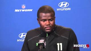 Cardale Jones ready to blow up at the combine [upl. by Eustazio]