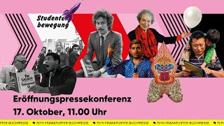 Eröffnungspressekonferenz zur Frankfurter Buchmesse 2023 [upl. by Aseral]