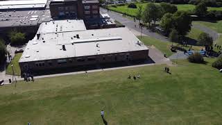 Harlington Upper School from the air [upl. by Krahmer704]