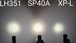 SP40 XPL  LH351D  SP40A beam comparison  Slideshow [upl. by Atem]