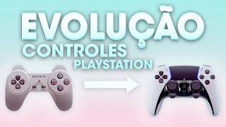 A Evolução dos controles Playstation Do PS1 ao PS5 [upl. by Fry]