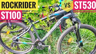 ROCKRIDER ST100 vs ST530 Decathlon [upl. by Cence]