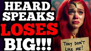 Amber Heard LOSES BIG after she BREAKS her Aquaman 2 SILENCE [upl. by Venetis]