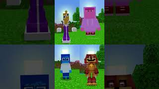 INSIDE OUT 2 vs POPPY PLAYIME vs TADC in MINECRAFT minecraft insideout [upl. by Odelia618]