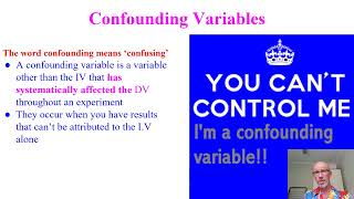 Extraneous vs Confounding Variables VCE Psychology [upl. by Anelehs]