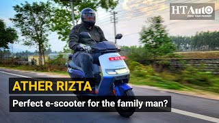 Ather Rizta review Perfect electric scooter for the family man  Colours price features range [upl. by Kelley410]