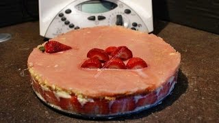 Préparer une excellente recette simple et rapide de fraisier au thermomix [upl. by Barton]