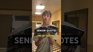 that was julia’s actual senior quote americanhighshorts senioryear yearbook seniorquotes [upl. by Ridglea]