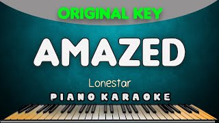 AMAZED  Lonestar  PIANO HQ KARAOKE VERSION [upl. by Charles]