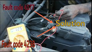 Fault code 4177 and 4238 vehical pickup problem and Uria consumption nil solution [upl. by Celesta]