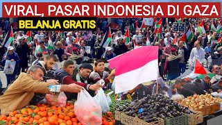 PERTAMA PASAR GRATIS DI PALESTINA BERNAMA PS INDONESIA KOKBISA [upl. by Aldus402]