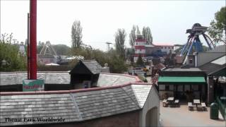 Cranky The Crane Drop Tower On Ride POV  Drayton Manor [upl. by Dinsmore]