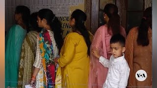 Voting in India’s massive elections begins VOA News [upl. by Notniv]