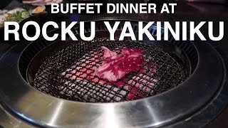 BUFFET DINNER AT ROCKU YAKINIKU BUGIS [upl. by Annahael]