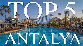 TOP 5 BEST All Inclusive Hotels in ANTALYA Turkey 2023 REVIEWS INCLUDED [upl. by Euell]