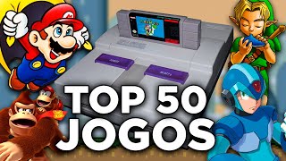 OS 50 Melhores jogos do Super Nintendo De Todos os Tempos  Melhores Jogos de SNES [upl. by Ytsirc]