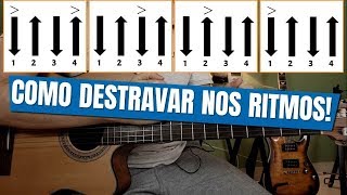 Aula de ritmos no violão  A MELHOR TÉCNICA PARA DESTRAVAR DE VEZ [upl. by Oria138]