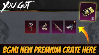 BGMI NEW PREMIUM CRATE IS HERE  UPGRADE SKINS KAB AAYEGI PREMIUM CRATE MAIN  ParasOfficialYT [upl. by Naginarb794]