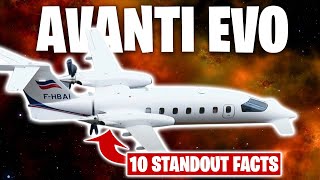 Piaggio P180 Avanti Evo  10 Facts that Make it Unique [upl. by Hock]