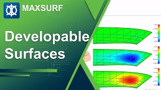 Designing with Developable surfaces in MAXSURF [upl. by Shirleen]