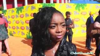 Skai Jackson Interview  2015 Kids Choice Awards [upl. by Anirehs]