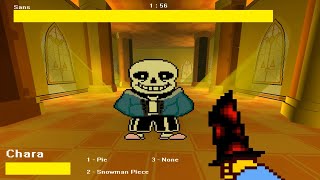 3d Sans fight quotno hitquot and Gaster Undertale fan game quotbetter qualityquot [upl. by Siuqaj922]