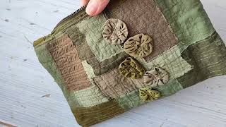 Zippered pouches pouchtutorial zipperedpouch sewingpouches patchworkpouches patchworktutorial [upl. by Jayne850]