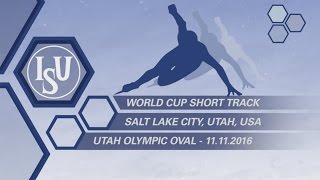 ISU World Cup Short Track  Highlights  Day 1  Nov 11  Salt Lake City USA [upl. by Rednaxela]