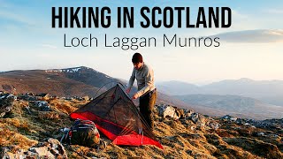 Bike Hike and Summit Camp  Laggan Munros  Scotland [upl. by Hugues]