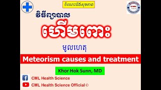 ហើមពោះ មូលហេតុនិងវិធីព្យាបាល l Meteorism causes and treatment l CML Health Science Official [upl. by Nylidnam988]