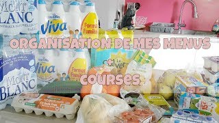 COMMENT JORGANISE MES MENUS ET COURSES  HAUL [upl. by Sibley]