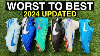 RANKING EVERY 2024 Nike football boot from WORST to BEST  UPDATED [upl. by Acinoryt838]