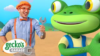 The Excavator Song Dance feat Blippi｜Kids Songs｜Trucks For Children [upl. by Ahsinut711]