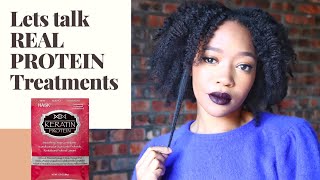 Hask Keratin Protein Review  PROTEIN TREATMENT Why amp When To Do it  Basic Natural Hair Care EP 6 [upl. by Ilana]