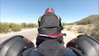 kappa saddlebag test at 155 mph [upl. by Cruickshank]