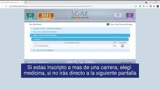 Inscripciones a cursos Facultad de Medicina  SGAE [upl. by Anayra]