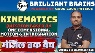 KINEMATICS  Question based on Integration Lecture 2nd  NEET XI amp XII BY  ER MUKESH SIR [upl. by Celin]