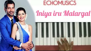 Iniya iru malargal serial title song keyboard tutorial with notes [upl. by Kenaz780]