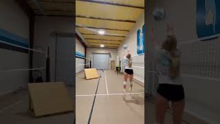 setter training  volleyball setter training drills volleyball spike voleibol volley fyp fy [upl. by Octavia558]