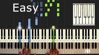 Bach  Toccata in D minor  Piano Tutorial Easy  without fugue Synthesia [upl. by Couq]