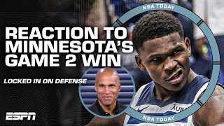 The Timberwolves defense LOCKED IN vs the Nuggets in Game 2  Richard Jefferson  NBA Today [upl. by Noyes254]