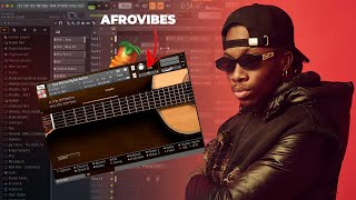 How To Make Guitar Afro Beats Oxlade Omah Lay  Rema  Fl Studio Tutorial [upl. by Eiramlatsyrk]