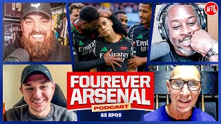 Trossard Makes The Difference  Raya Saves The Day  Big Villa Win  The Fourever Arsenal Podcast [upl. by Masera]