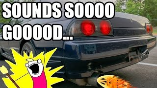 Rorys Nissan Skyline R32 GTST  Exhaust Sounds [upl. by Isaac]